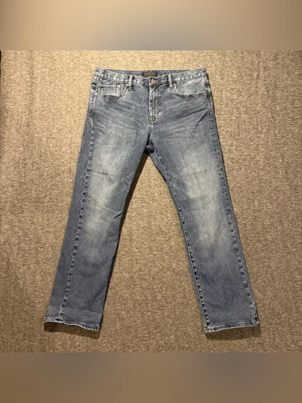 Banana Republic Premium Performance Jeans Mens 34x30 Blue Straight Fit Stretch